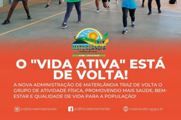Grupo “Vida Ativa” retorna à Comunidade dos Machados, em Materlândia